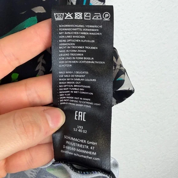 Dorthee Schumacher Printed Turtleneck Long Sleeve Top 2 - Picture 6 of 8